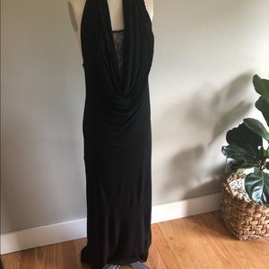 Black evening gown